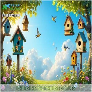 Choosing Birdhouse Styles