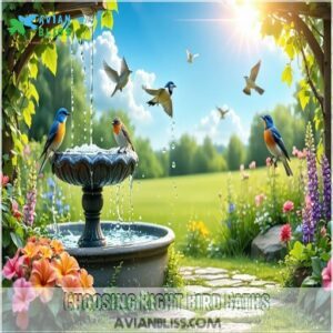 Choosing Right Bird Baths