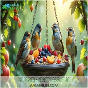 Choosing Right Bird Food