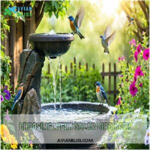 Choosing Right Solar Bird Bath