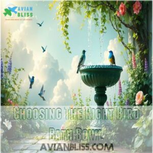 Choosing The Right Bird Bath Bowl