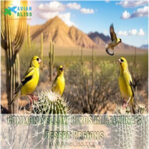 Common Yellow Birds in Arizona