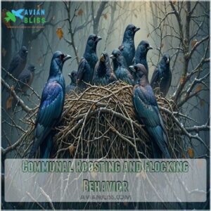 Communal Roosting and Flocking Behavior