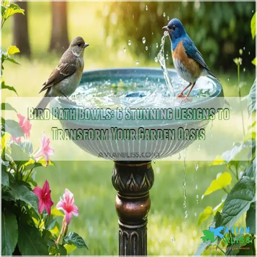 decorative bird bath bowls