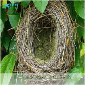 do robins reuse their nests