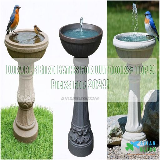 durable bird bath for outdoors