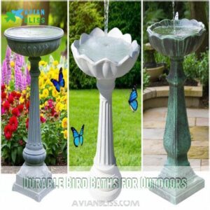 Durable Bird Baths for Outdoors