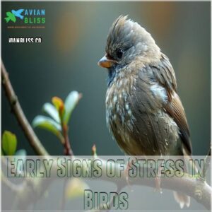 Early Signs of Stress in Birds