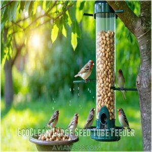 EcoClean Large Seed Tube Feeder