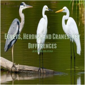 Egrets, Herons, and Cranes: Key Differences