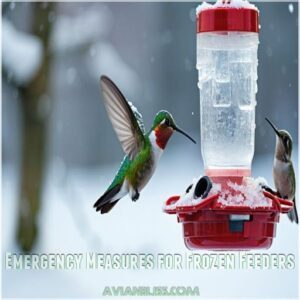 Emergency Measures for Frozen Feeders