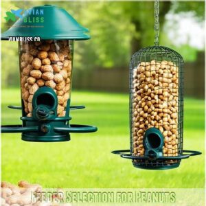 Feeder Selection for Peanuts