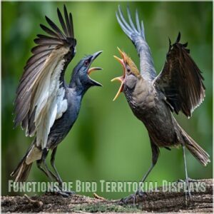 Functions of Bird Territorial Displays