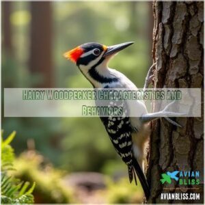 Hairy Woodpecker Characteristics and Behaviors