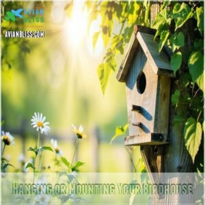 Hanging or Mounting Your Birdhouse