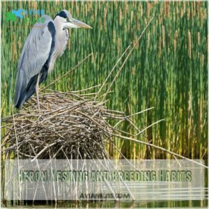 Heron Nesting and Breeding Habits