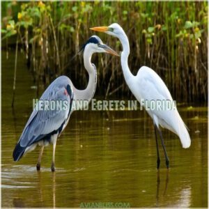 Herons and Egrets in Florida