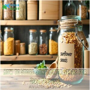 How to Store Sunflower Seeds for Bird Feeding