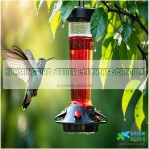 Hummingbird Feeder Cleaning Schedule