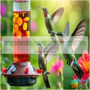 Hummingbird Feeder Maintenance Tips