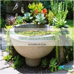 large bird bath planters