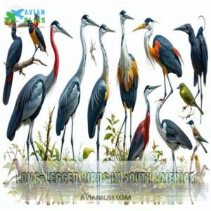 Long-Legged Birds in South America