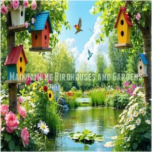 Maintaining Birdhouses and Gardens