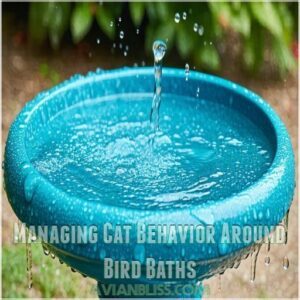 Managing Cat Behavior Around Bird Baths