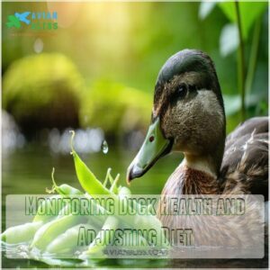 Monitoring Duck Health and Adjusting Diet