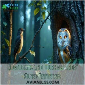 Nocturnal and Diurnal Birds