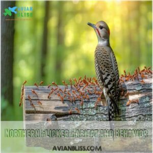 Northern Flicker Habitat and Behavior