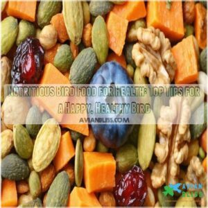 nutritious bird food for health