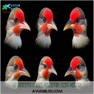 Observe Beak Shapes and Sizes