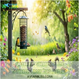 Placement Strategies for Squirrel-Proof Bird Feeders