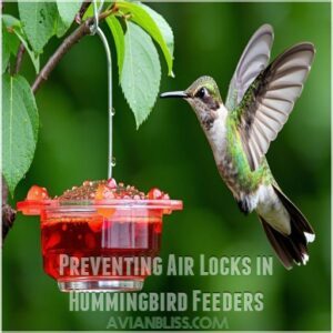 Preventing Air Locks in Hummingbird Feeders