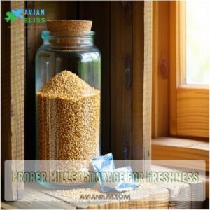 Proper Millet Storage for Freshness