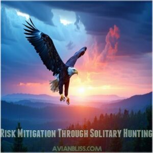 Risk Mitigation Through Solitary Hunting