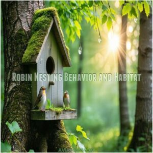 Robin Nesting Behavior and Habitat