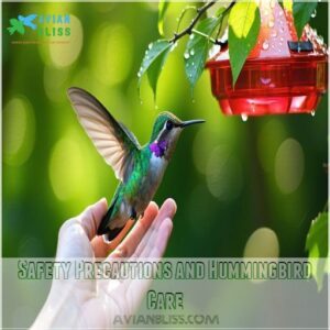 Safety Precautions and Hummingbird Care