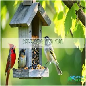 Selecting Bird Food