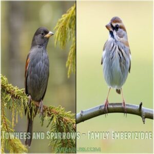 Towhees and Sparrows – Family Emberizidae