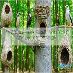 types of bird nests