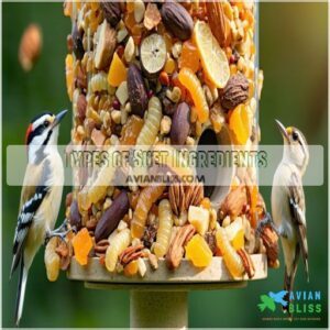 Types of Suet Ingredients