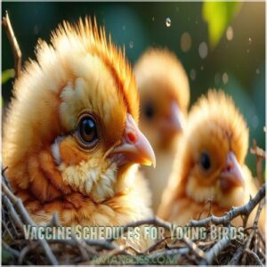 Vaccine Schedules for Young Birds