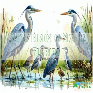 Water Birds by Size in Florida