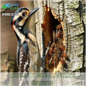 Woodpecker Diets and Foraging Behaviors