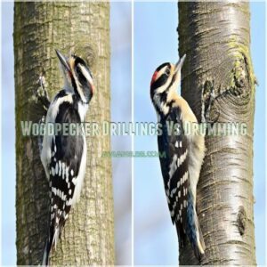 Woodpecker Drillings Vs Drumming