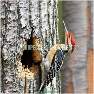 Woodpeckers and Insects