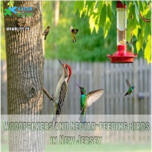 Woodpeckers and Nectar-feeding Birds in New Jersey