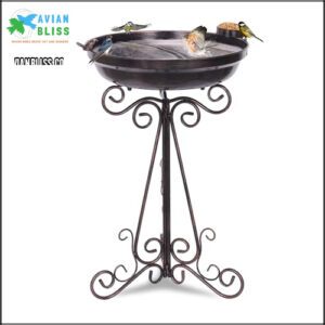 17.7 Diameter Vintage Bird Bath